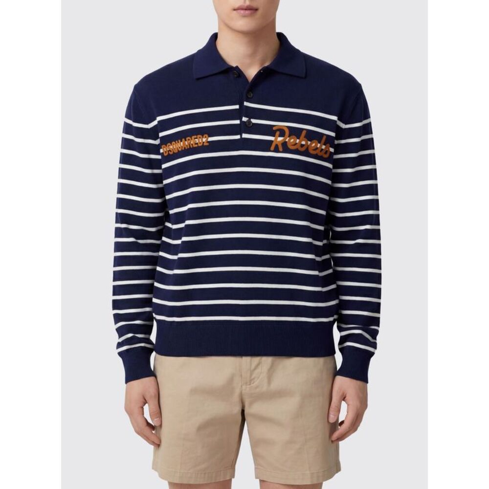 Dsquared2 Polo Shirt Men Blue